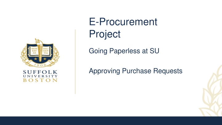 e procurement project