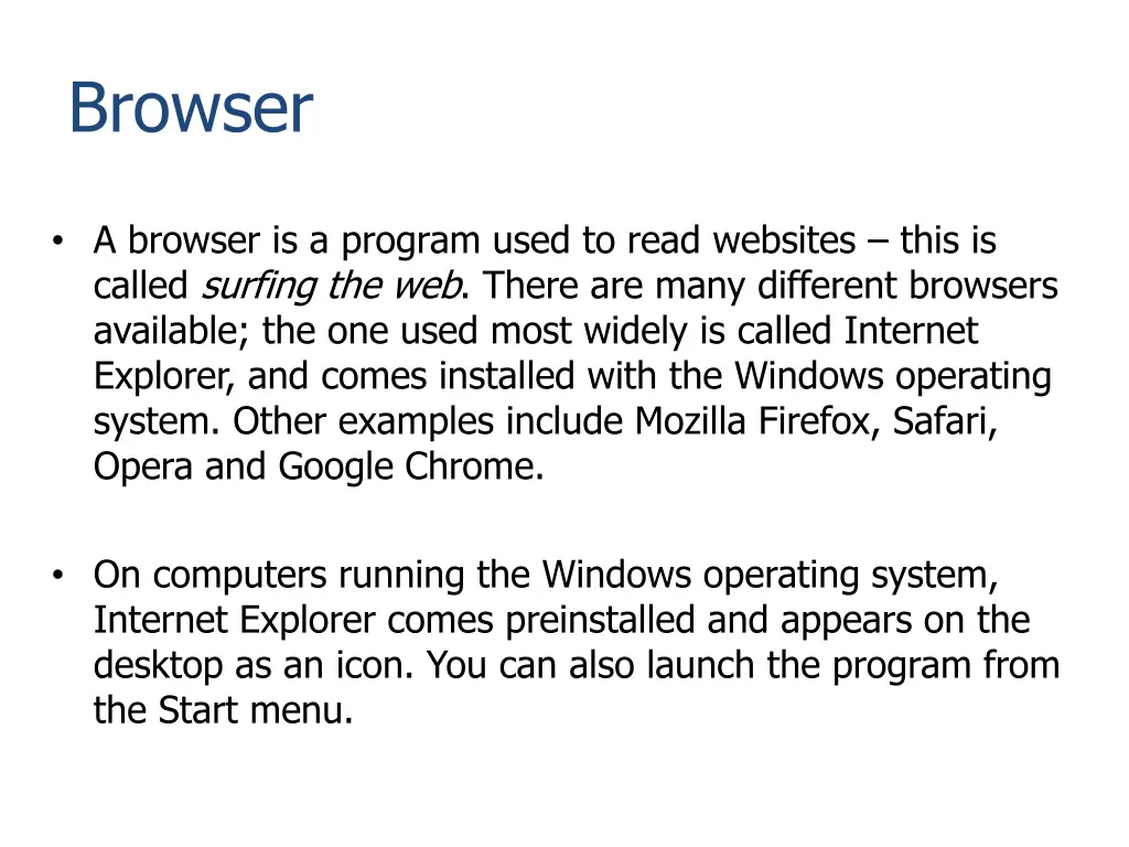 browser