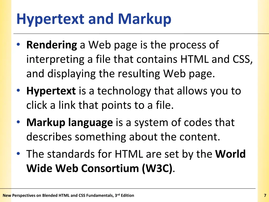 hypertext and markup