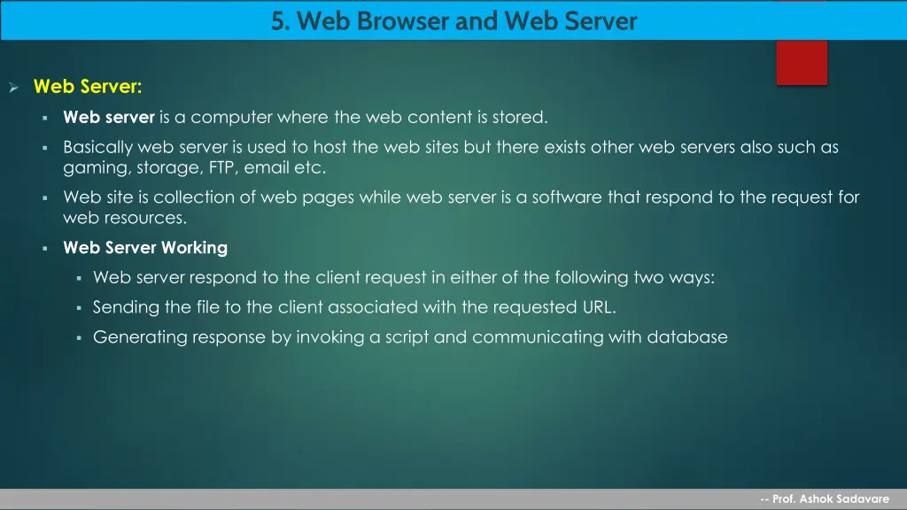 5 web browser and web server 1