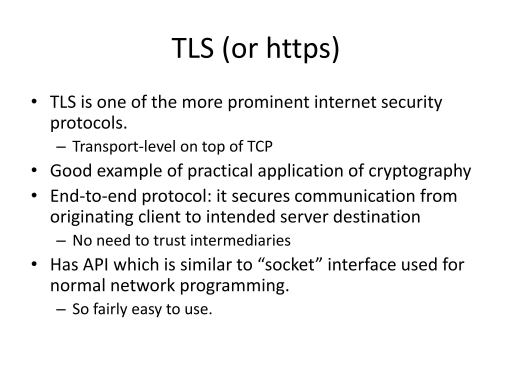 tls or https