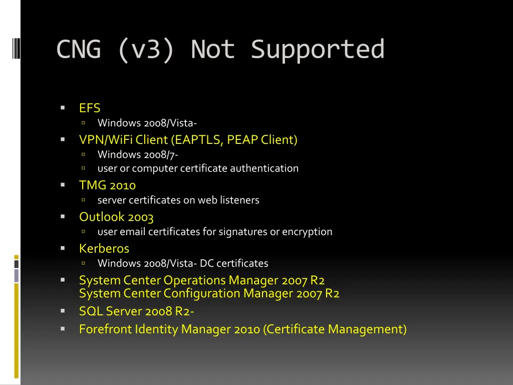 cng v3 not supported