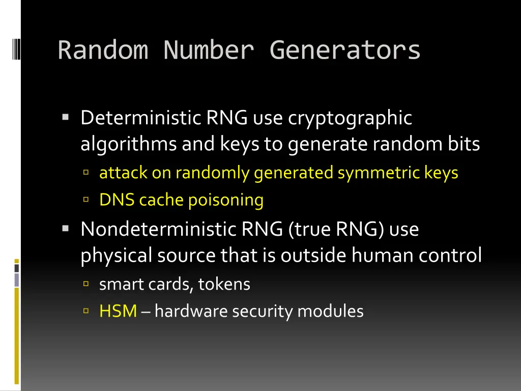 random number generators