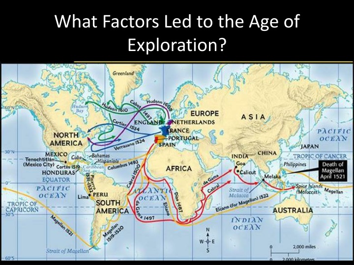 what factors led to the age of exploration