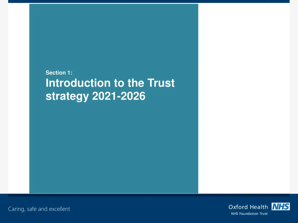 section 1 introduction to the trust strategy 2021