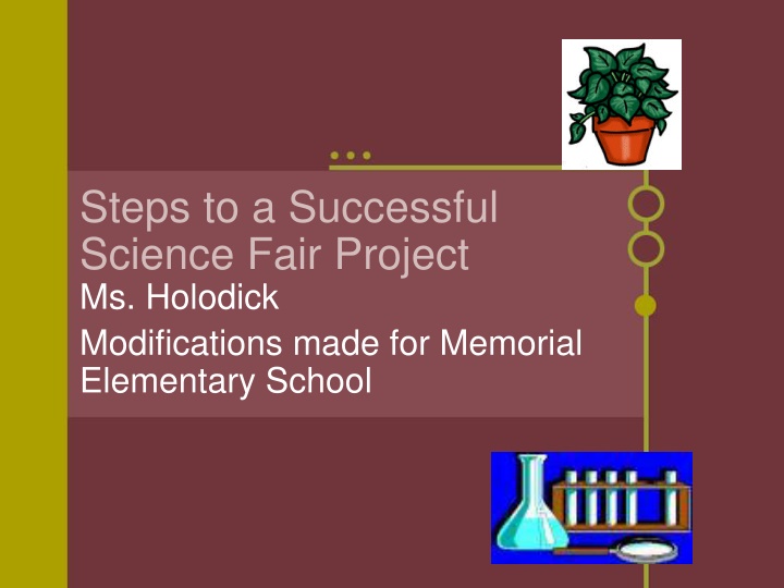 steps to a successful science fair project