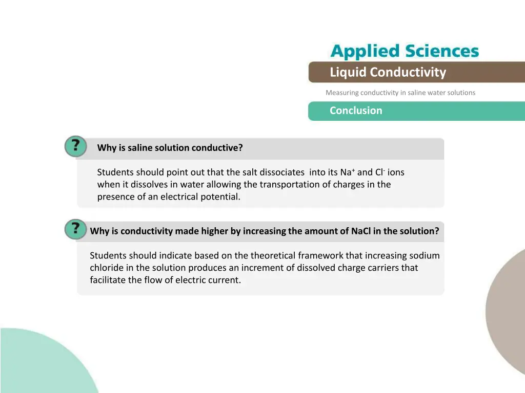 liquid conductivity 18