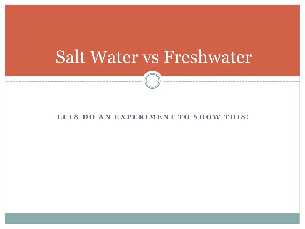 salt water vs freshwater