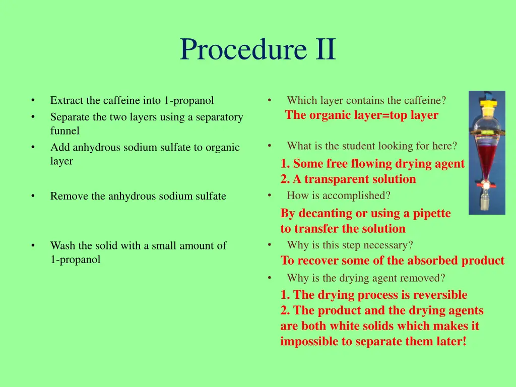 procedure ii