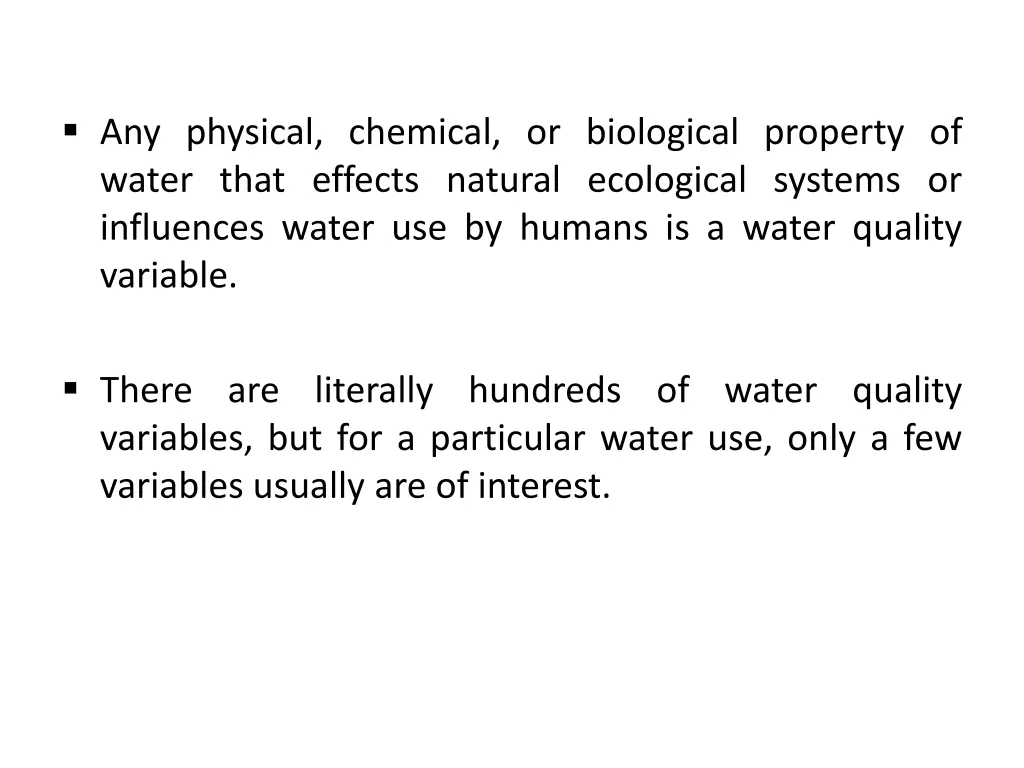 any physical chemical or biological property