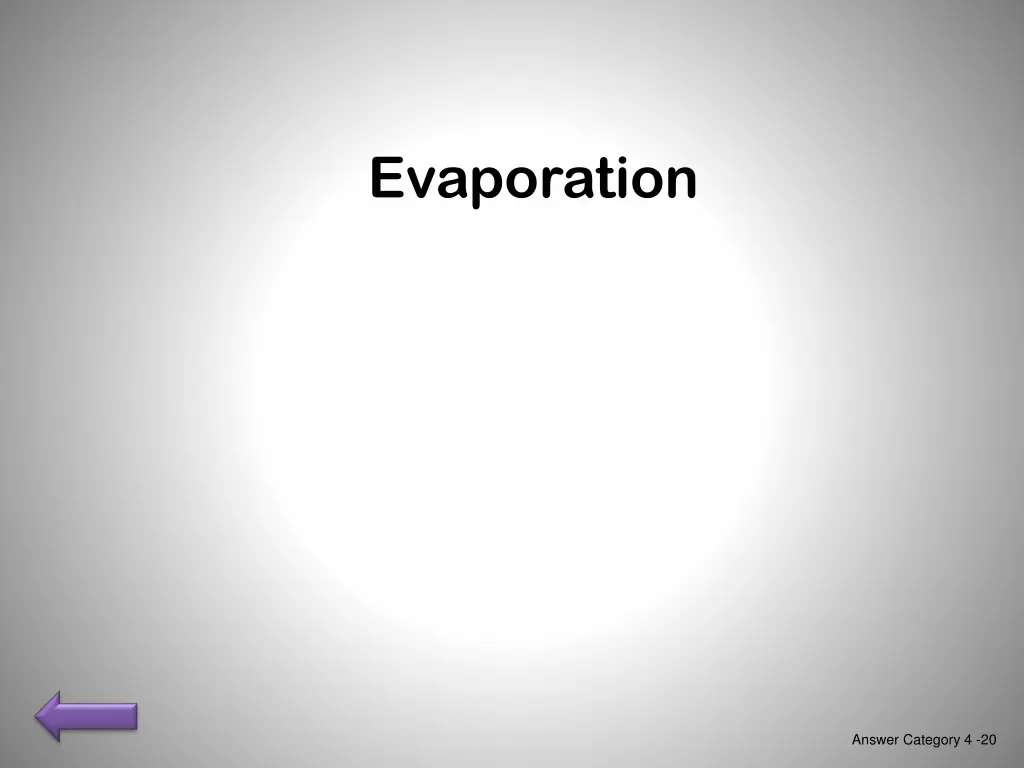 evaporation 1