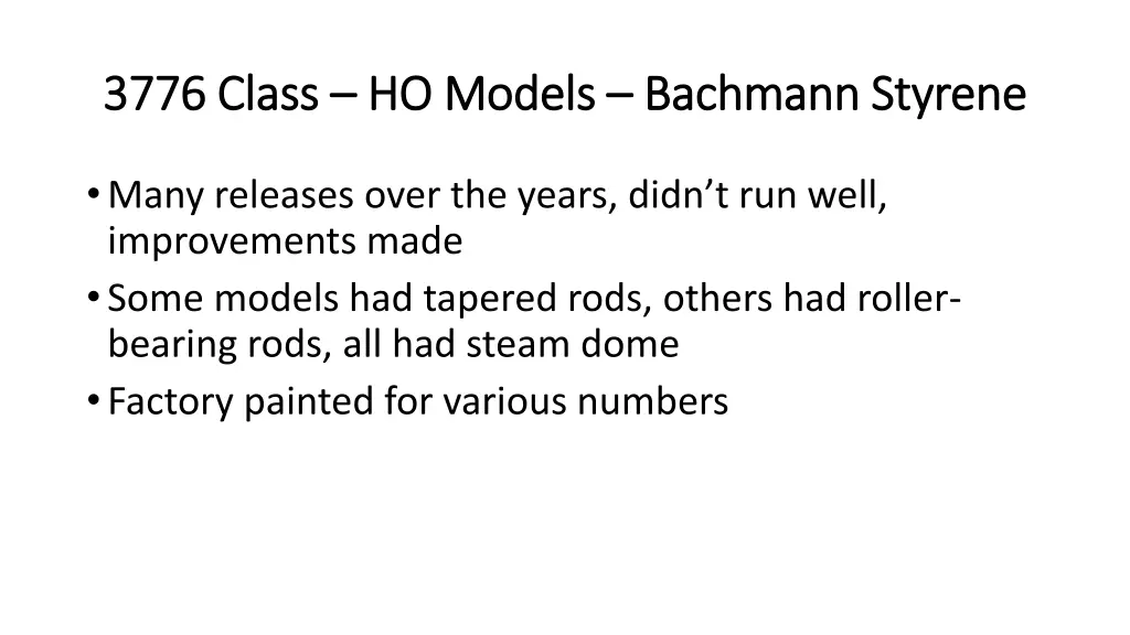 3776 class 3776 class ho models 2