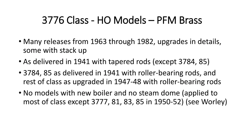 3776 class 3776 class ho models