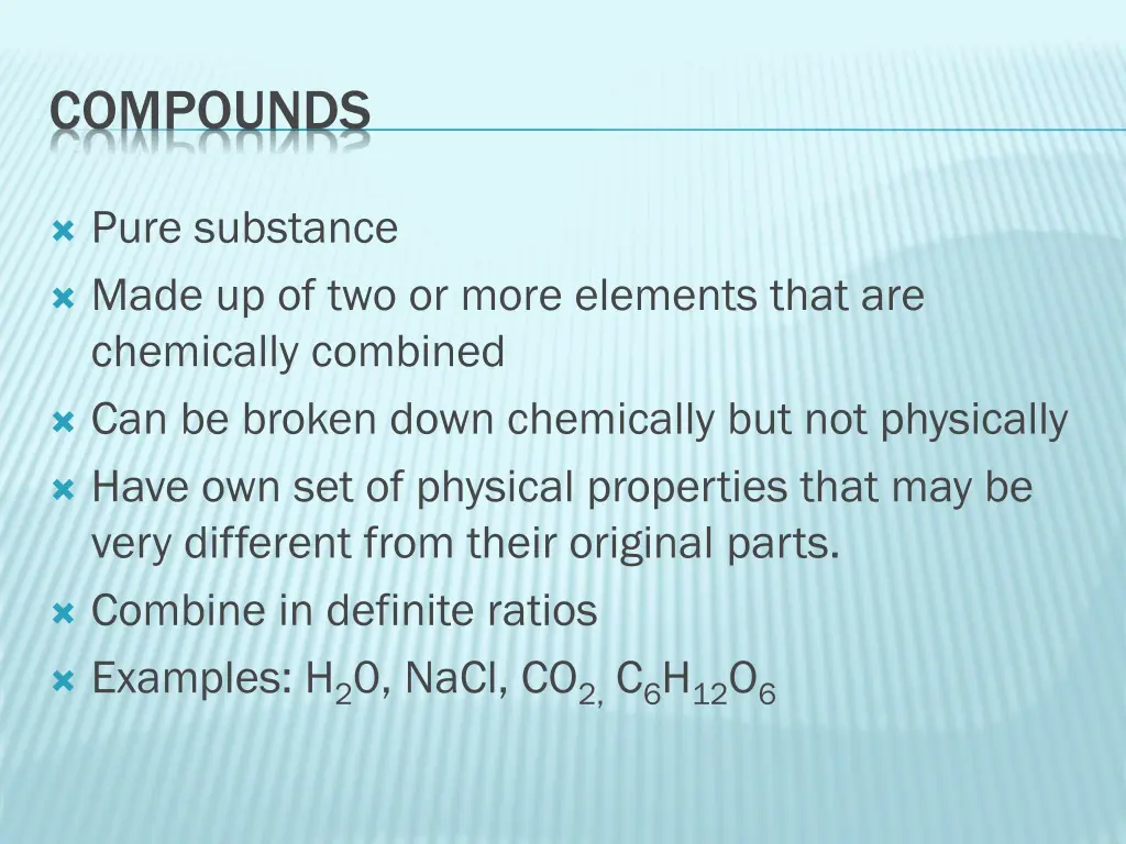 compounds