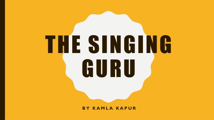 the singing guru