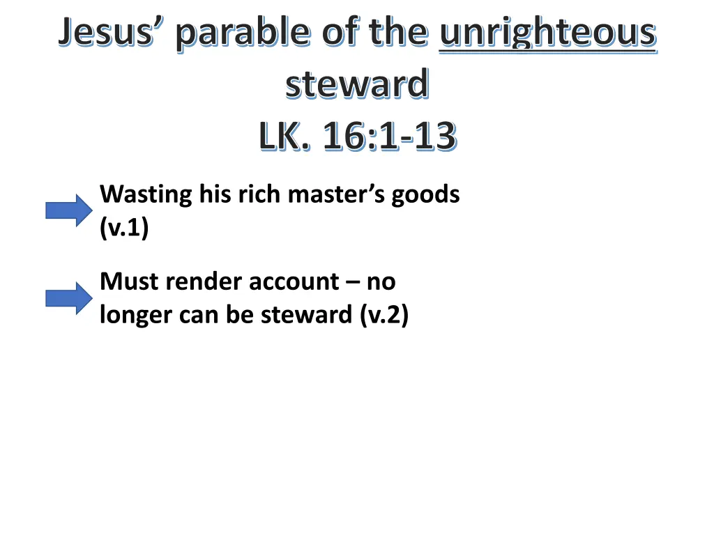 jesus parable of the unrighteous steward 1