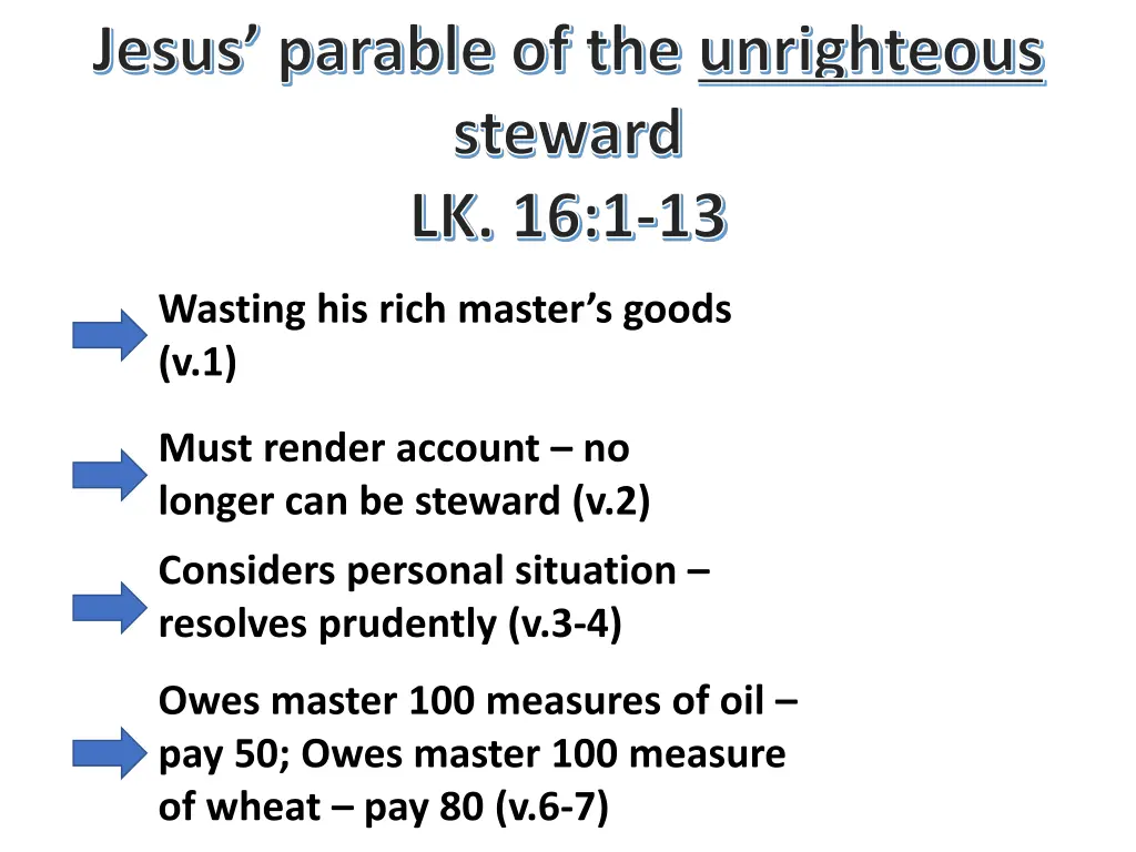 jesus parable of the unrighteous steward 3