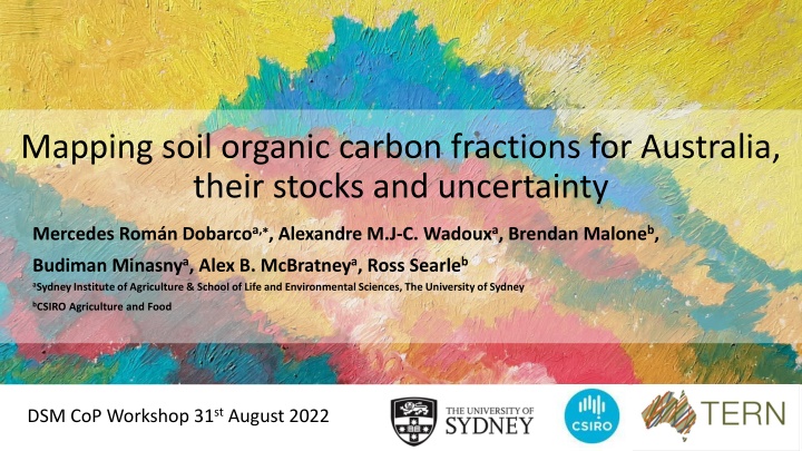 mapping soil organic carbon fractions