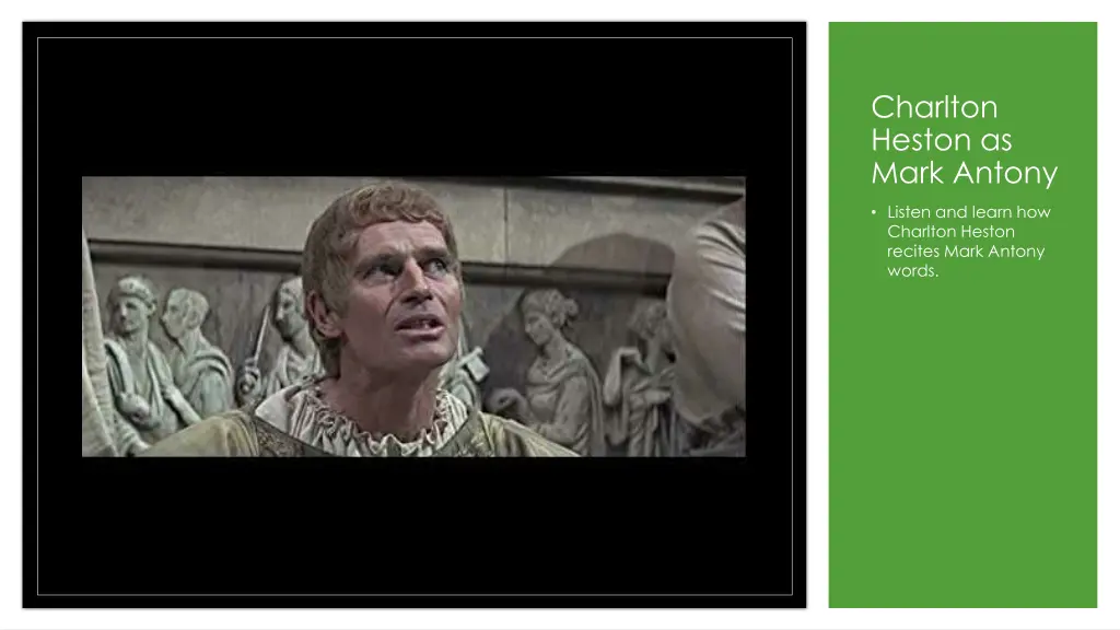 charlton heston as mark antony