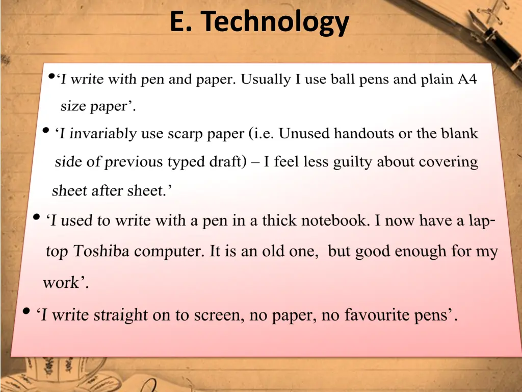 e technology