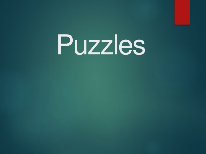 puzzles