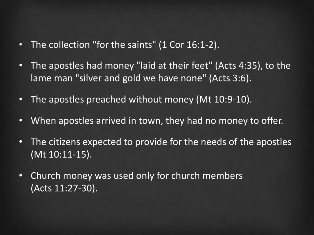 the collection for the saints 1 cor 16 1 2