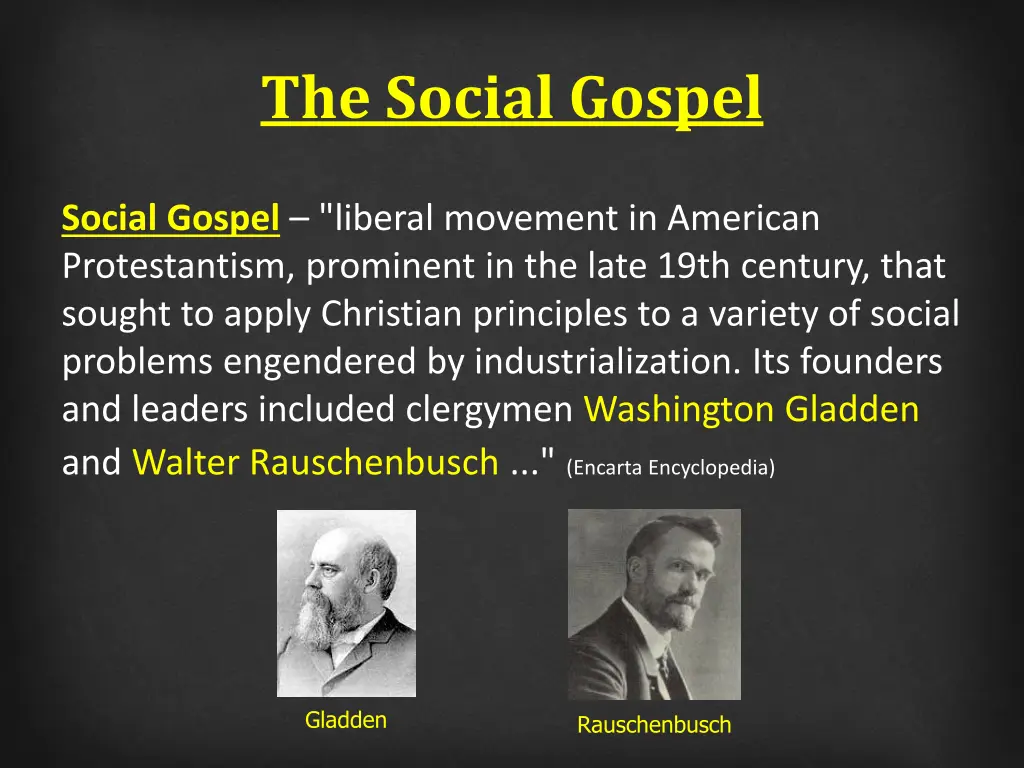 the social gospel 2