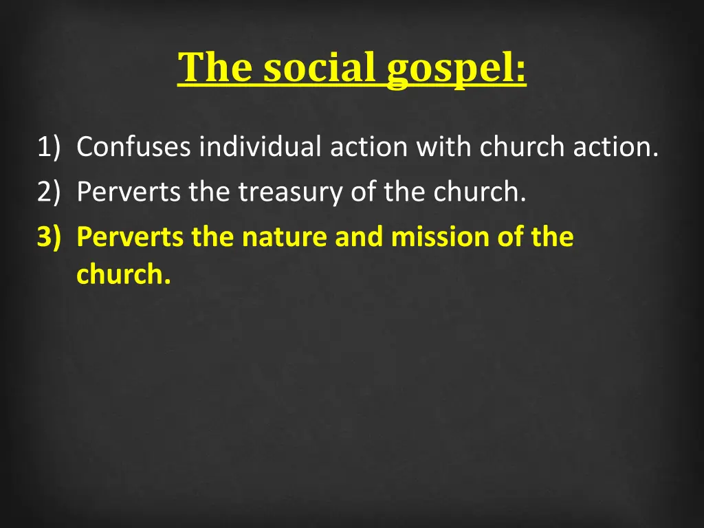 the social gospel 5