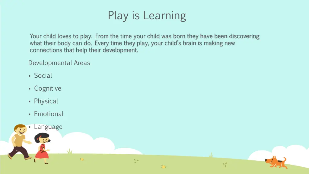 play is learning