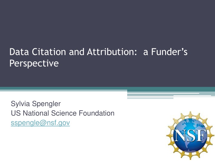 data citation and attribution a funder