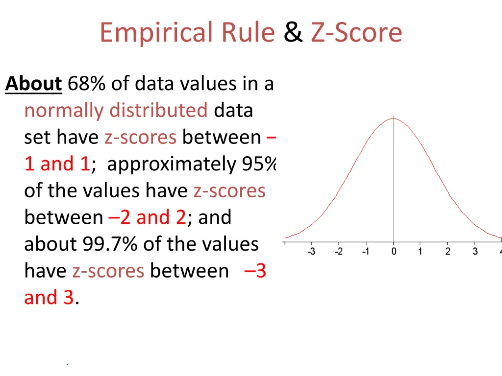 empirical rule z score