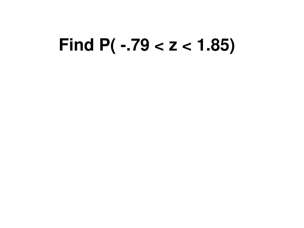 find p 79 z 1 85