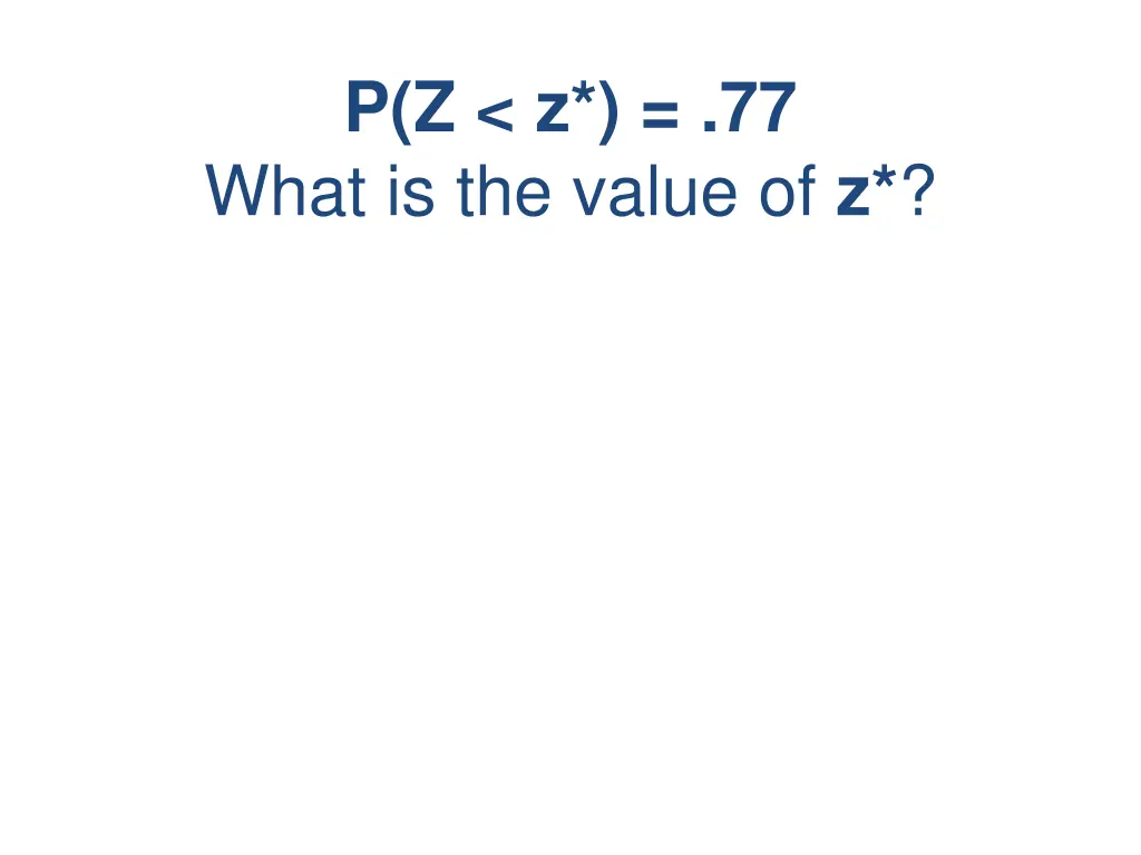 p z z 77 what is the value of z