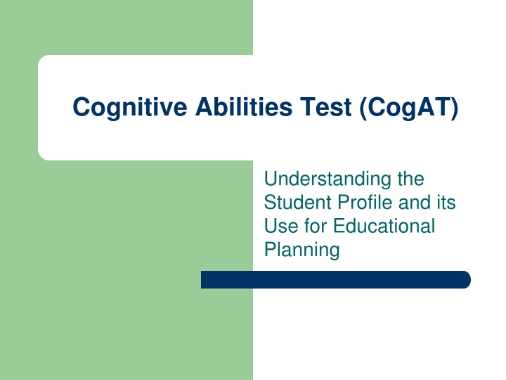 cognitive abilities test cogat