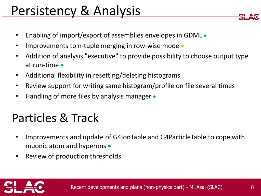 persistency analysis