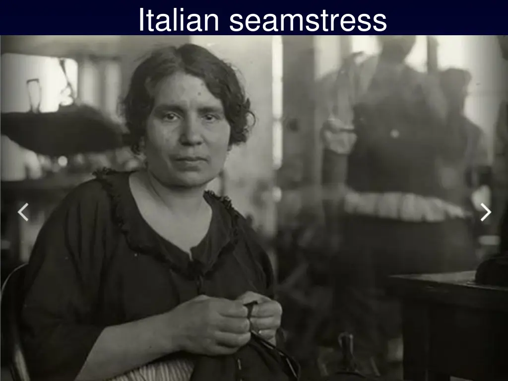 italian seamstress