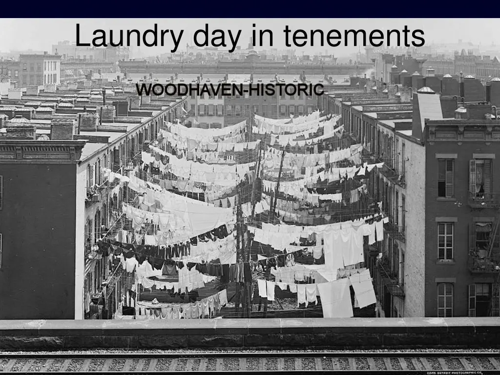 laundry day in tenements