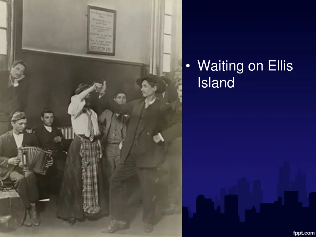 waiting on ellis island