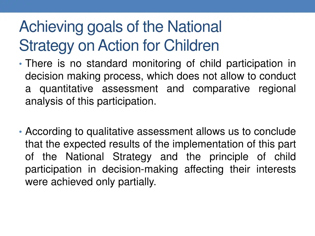 achieving goals of the national strategy onaction