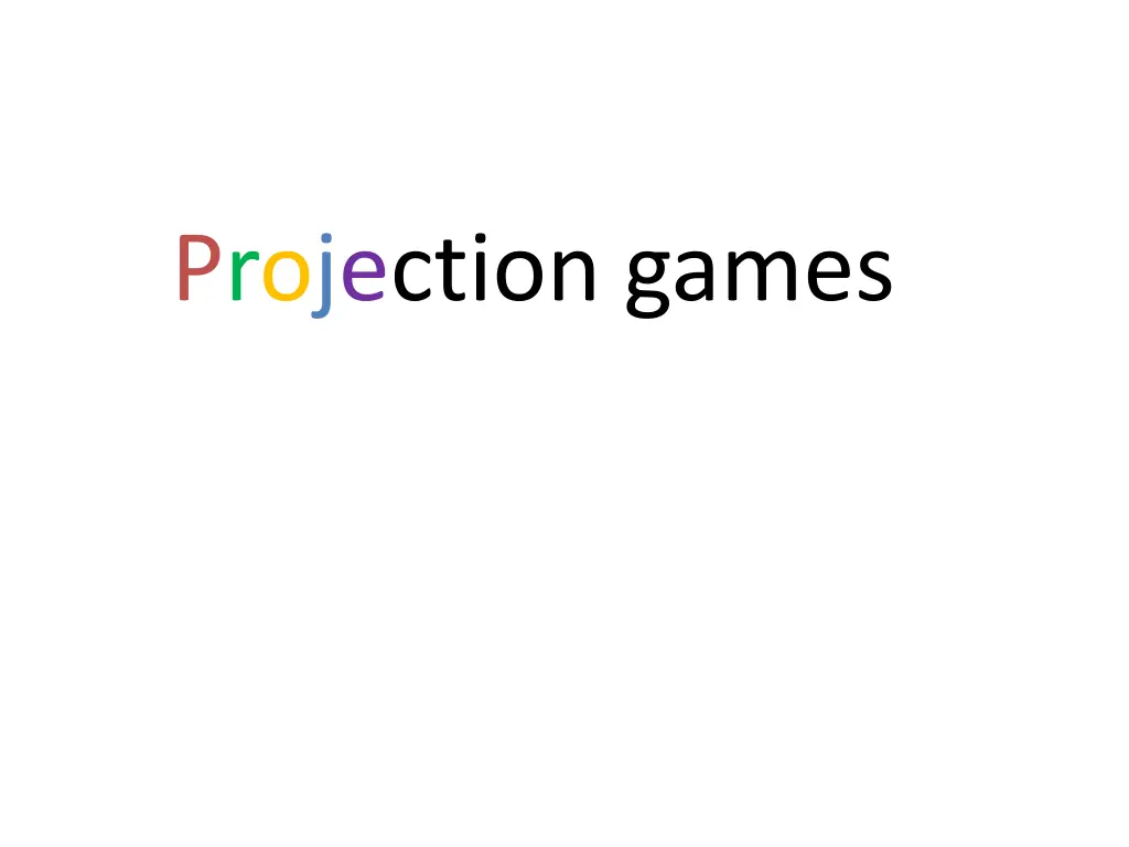 given a projection game so that perfect score