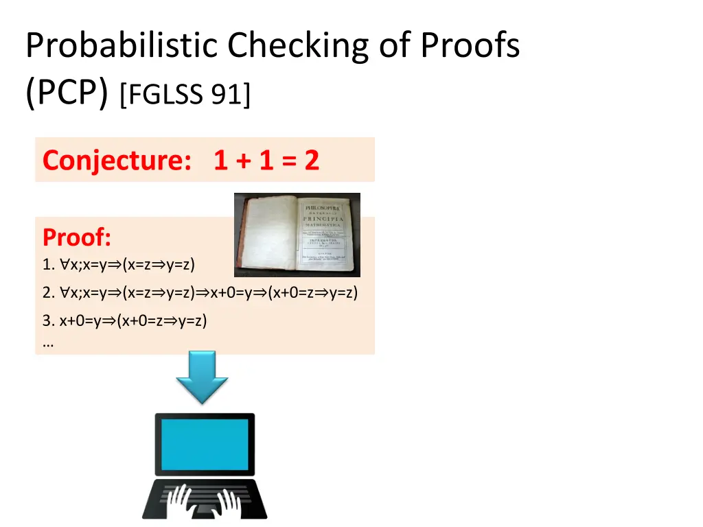 probabilistic checking of proofs pcp fglss 91