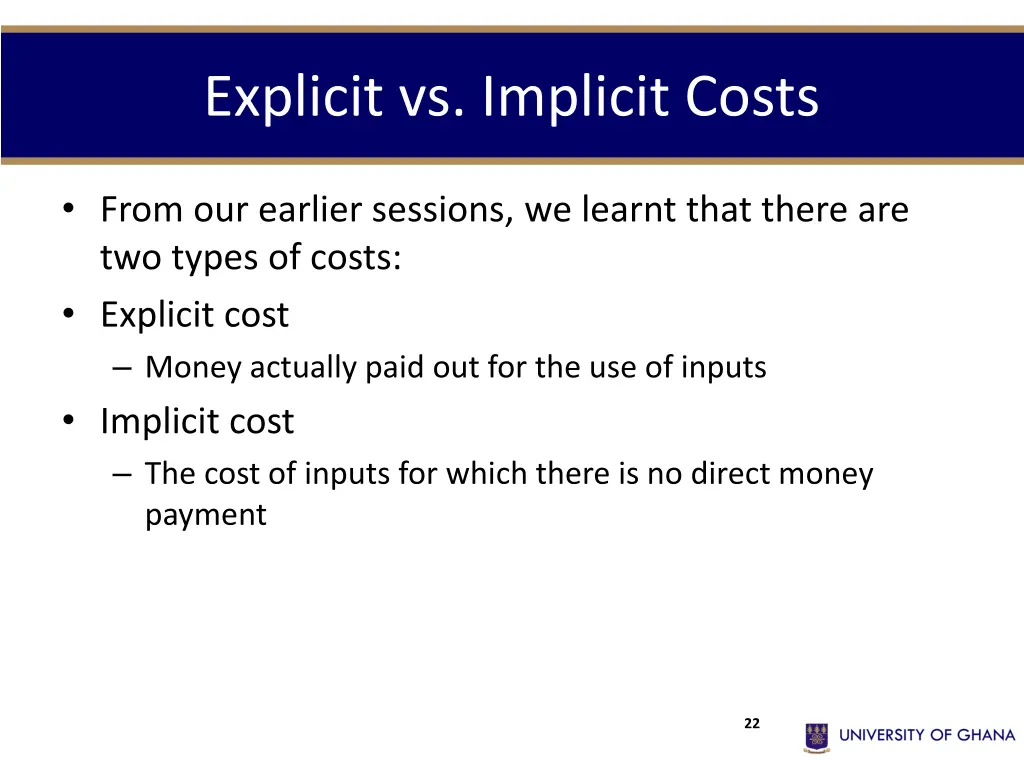 explicit vs implicit costs