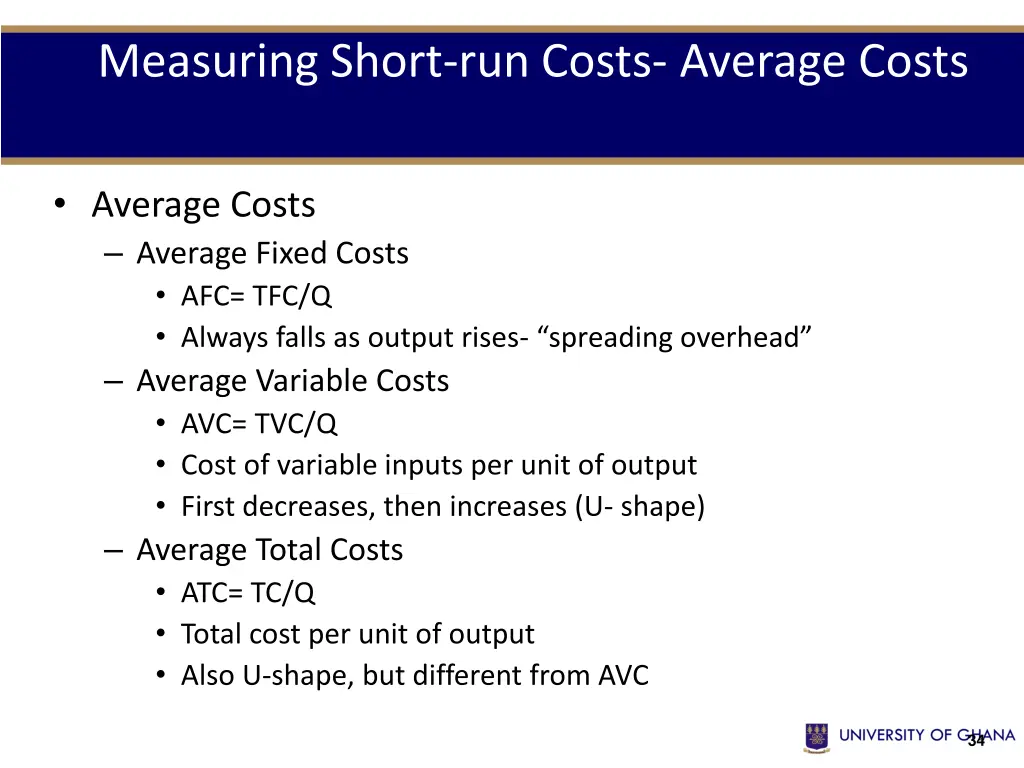 measuring short run costs average costs