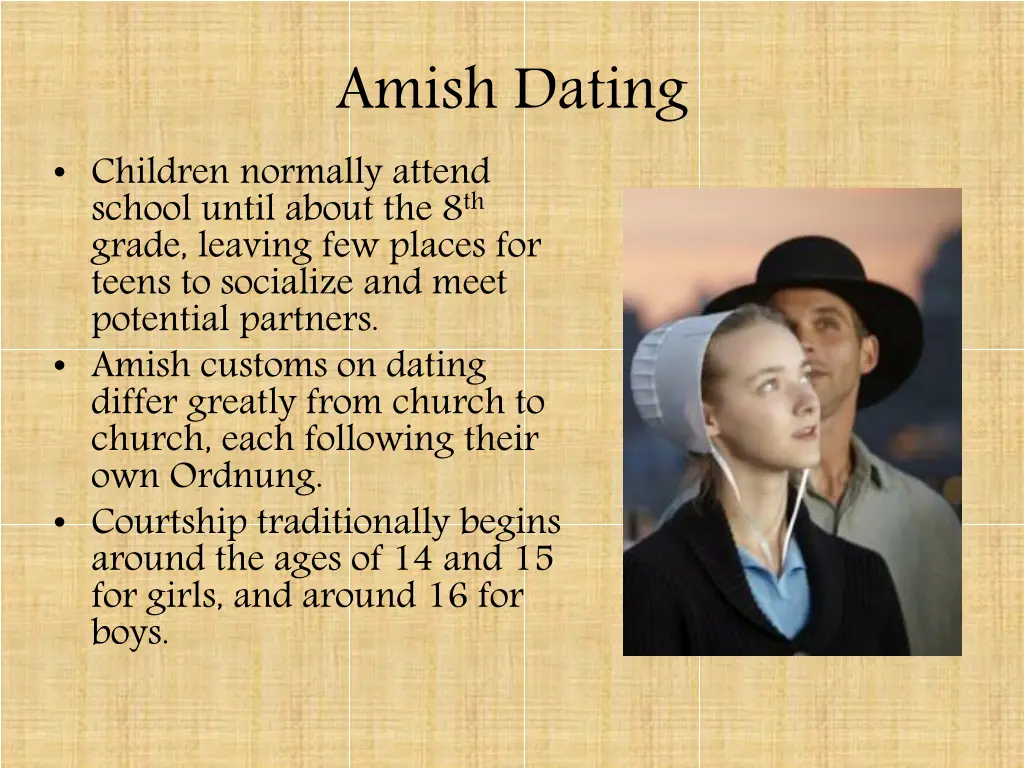 amish dating