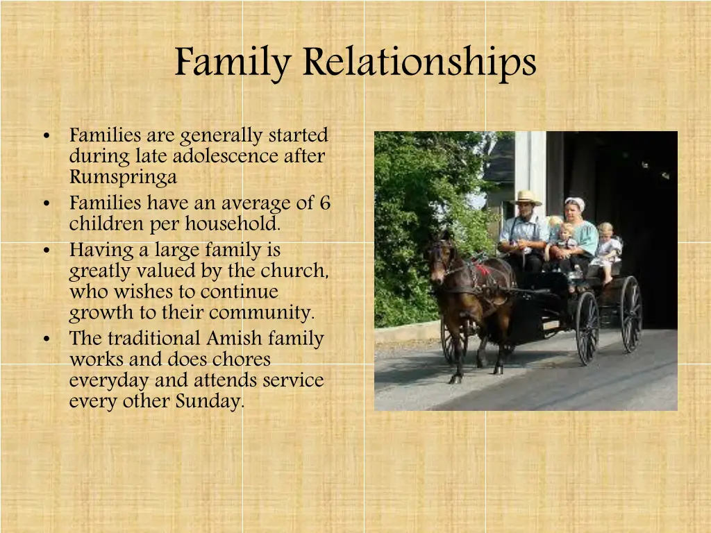 family relationships 1