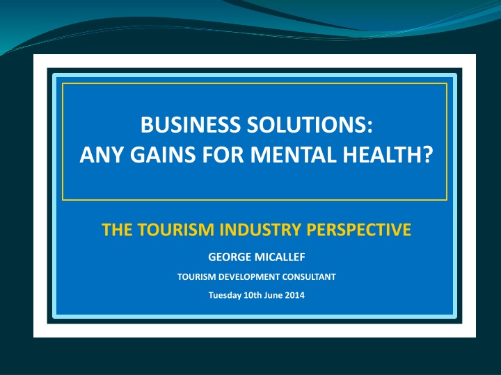 business solutions any gains for mental health