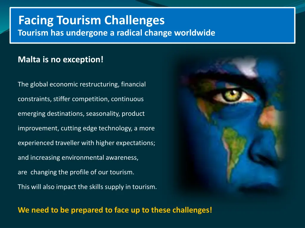 facing tourism challenges