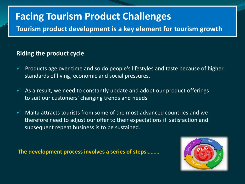 facing tourism product challenges