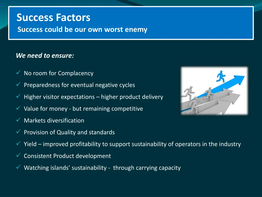 success factors success could be our own worst