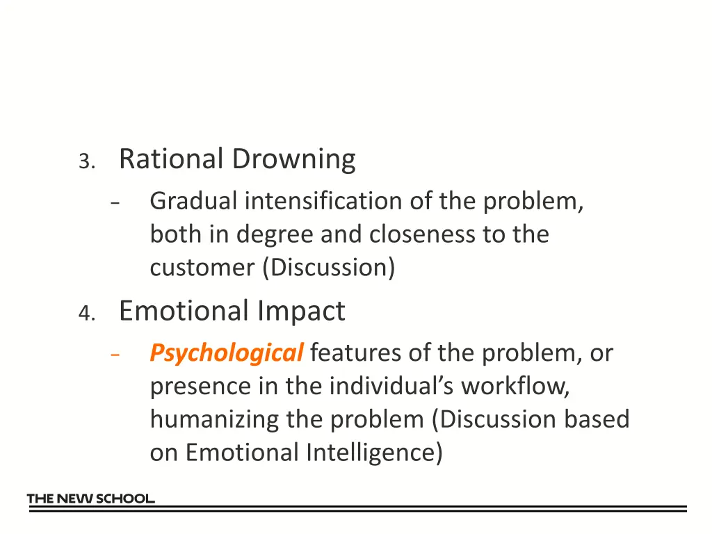 3 rational drowning gradual intensification